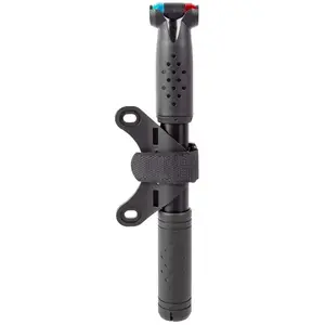 Pompe à vélo TWIRL, petite, tuyau extensible, mini, pompe à vélo avec toutes les valves, Noir pas cher