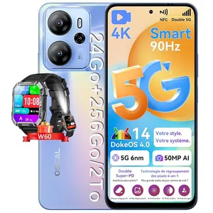 Comparateur de prix : Oscal Tiger 13 Smartphone 5G 6.67" 24Go+256Go 50MP 5000mAh Android 14 NFC Dual SIM Bleu avec Blackview W60