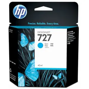 HP 727 (B3P13A) - Cyan - Cartouche d'encre pas cher