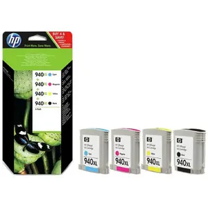 HP 940XL Pack 3 Cartouches Noir et couleurs C2N93AE pas cher