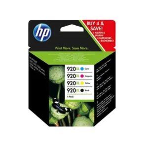 Comparateur de prix : Pack de 4 cartouches d encre HP 920 XL Noir, Cyan, Magenta, Jaune