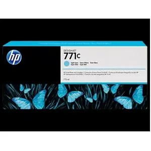 Comparateur de prix : HEWLETT-PACKARD Conso imprimantes - HP - 771C - Cyan clair / 775ml B6Y12A
