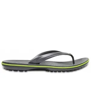 Crocs Crocband Flip 11033 M12 Eu47 W14 Graphite Vert Volt pas cher