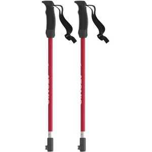 ATOMIC Amt Jr Telescopic Red/Silver Bâtons de Ski Unisexe, Rouge/argenté, NS pas cher