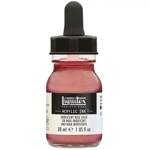 Comparateur de prix : Liquitex Encre Acrylique Ink 30 ml 227 Or rose iridescent