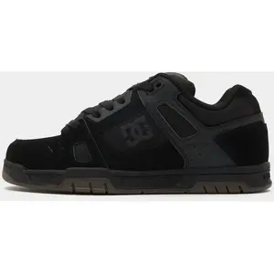 Chaussure de Basket DC Shoes Stag Hommes Noir - Synthétique - Lacets - Plat pas cher