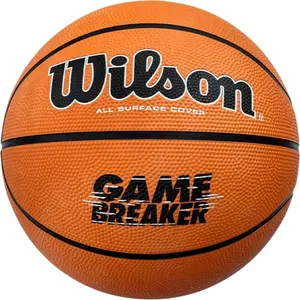 Wilson Basket-Ball d'extérieur Gamebreaker, Unisexe-Jeune, Marron pas cher