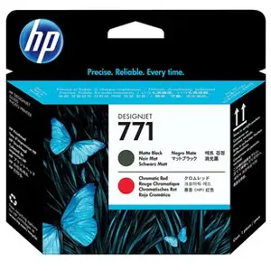 Comparateur de prix : HP 771 - noir mat, rouge chromatique - tête d'impression