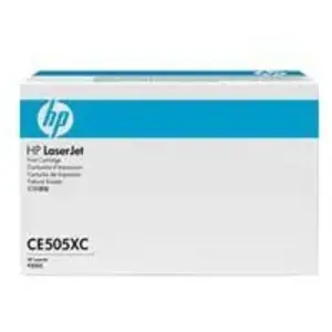 HP CE505XC - a rendement eleve - noir - originale - LaserJet - cartouc... pas cher