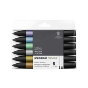 Comparateur de prix : Blister Promarker Winsor & Newton 6 marqueurs Méttaliques