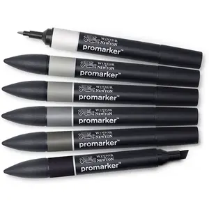 Comparateur de prix : Winsor & Newton 6 feutres Promarker - Tons neutres