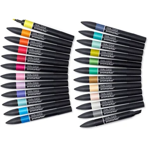 Comparateur de prix : WINSOR & NEWTON Promarker Arts and Illustration Wallet - 24 pièces