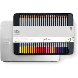 Comparateur de prix : Winsor & Newton Studio Collection Crayons de Couleur X48