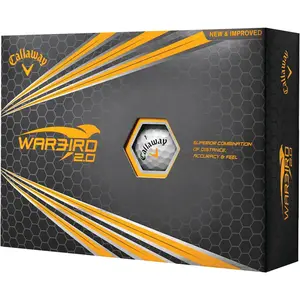 Callaway Balles de golf Warbird 2.0 - Lot de 12, blanc pas cher