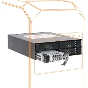 ICY DOCK SAS / SATA Back Plane, 4 x disques durs 2,5" pas cher