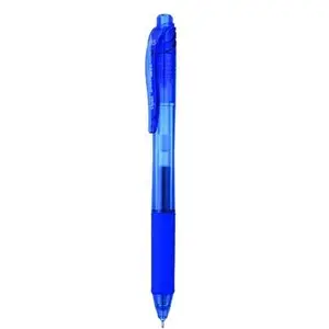 Pentel bln105-c roller encre gel pointe métal 0,5 mm bleu 9178658 pas cher