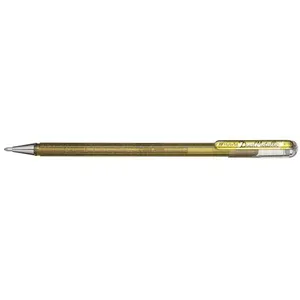Comparateur de prix : PENTEL Lot de 3 Hybrids Stylo roller encre gel"Dual Pen", or