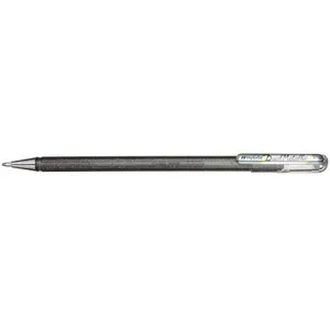 PENTEL Lot de 3 Stylos roller Hybride encre gel "Dual Pen Metallic" Argent pas cher