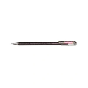 Stylo roller encre gel Pentel Dual Métallic Pointe 1mm Noir et Rouge pas cher