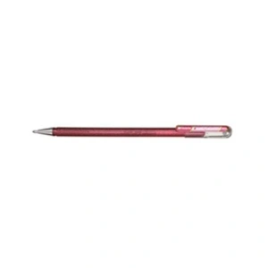 Stylo roller encre gel Pentel Dual Métallic Pointe 1mm Rose et Rose pas cher