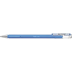 Roller gel encre opaque mate Pentel Mattehop Bleu ciel pas cher