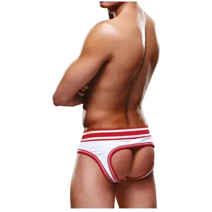 Prowler Slip ouvert blanc et rouge pas cher