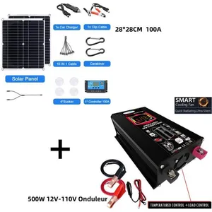 ALLONSCD 6000W 12V-110V Onduleur + Kit de panneaux solaires Générateur...Vendu parcdiscount