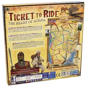 Days of Wonder Asmodee - AVE13 - Jeux de Stratégie - Ticket to Ride MC3 - Heart of AfricaVendu parfnac