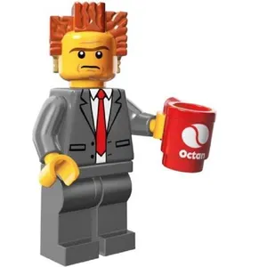 Lego 71004 Minifigurine Série The Lego Movie 1 - N°2 - Président Busin... pas cher