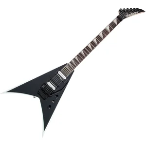 Jackson Guitars JS32 King V Js Ama Black With White BevelsVendu parwoodbrass