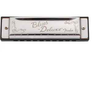 Comparateur de prix : Fender Blues Deluxe Harmonica, Clé de G, 10 Trous, Nickel Chrome, Étui Inclus