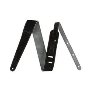 Comparateur de prix : Fender 2 inch Suede Strap Reversible sangle guitare noir-gris