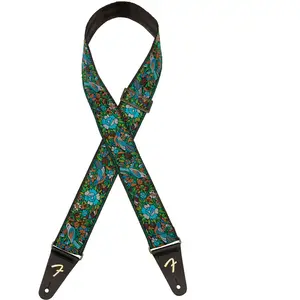 Comparateur de prix : Fender Mosaic Jacquard Strap Green sangle guitare