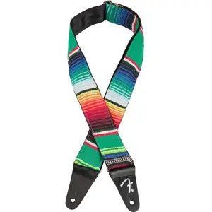 Comparateur de prix : Fender 2" Serape Strap Green Multi