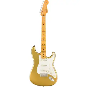 Fender Lincoln Brewster Stratocaster MN Aztec Gold - ST-Style elektris...