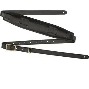 Fender Fender Mustang Saddle Strap Long Black Sangle Guitare