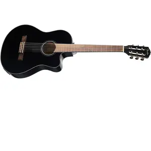 Fender CN-140SCE Nylon Thinline - touche noyer - Noire (+ étui)