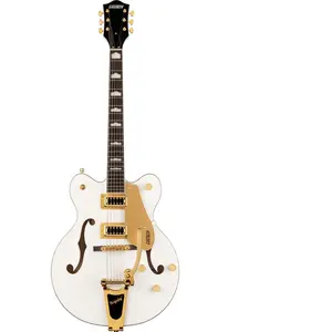 Comparateur de prix : Gretsch G5422TG Electromatic DC LRL Snowcrest White Guitare semi-acoustique