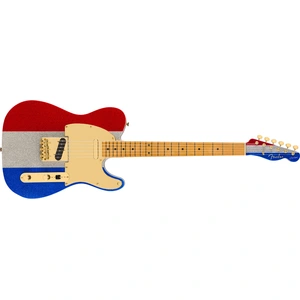 Fender Telecaster Signature Buck Owens Mn Red Silver Blue SparkleVendu paramazon