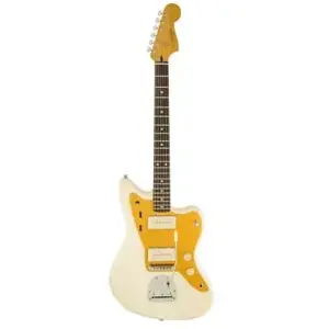 Comparateur de prix : Fender Squier J Mascis Jazzmaster IL Vintage White Guitare électrique