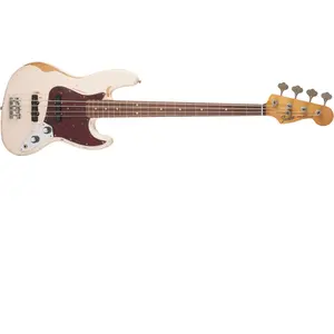 Comparateur de prix : Fender Flea Jazz Bass - touche palissandre - Roadworn Shell Pink (+ housse)