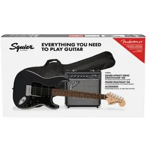 Comparateur de prix : Non communiqué Fender Squier Affinity Series Stratocaster HSS Pack LRL CFM