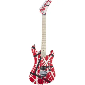Evh Striped Series 5150 Red Black And White Stripes MnVendu parwoodbrass