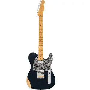 Comparateur de prix : Fender Brad Paisley Road Worn Telecaster Black Sparkle