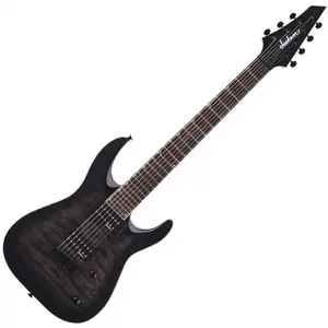 Jackson JS Series Dinky Arch Top JS22Q-7 DKA HT Transparent Black BurstVendu parwoodbrass