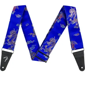 Comparateur de prix : Fender Satin Dragon Strap sangle de guitare - royal blue