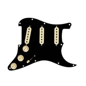 Comparateur de prix : Fender Pre-Wired Strat PG Custom Shop Texas Special SSS Black