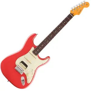 American Ultra Luxe '60s Stratocaster HSS RW Fiesta RedVendu parmichenaud