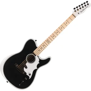 Fender Telecaster Acoustasonic Triplesonic Signature Jack White LTD MN Satin Arctic White With Black TopVendu parwoodbrass