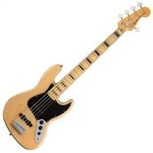 Comparateur de prix : Squier Classic Vibe '70s Jazz Bass V - touche érable - Naturelle